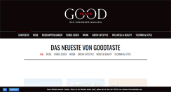 Desktop Screenshot of goodtaste-magazin.de