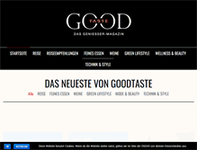 Tablet Screenshot of goodtaste-magazin.de